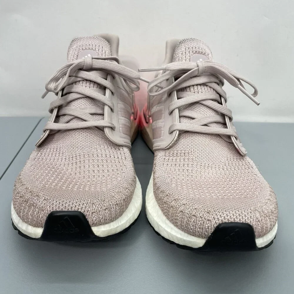 Adidas UltraBoost 20 Sneakers Shoes Running Training Athletic Mauve Pink Women 8 - Picture 3 of 13